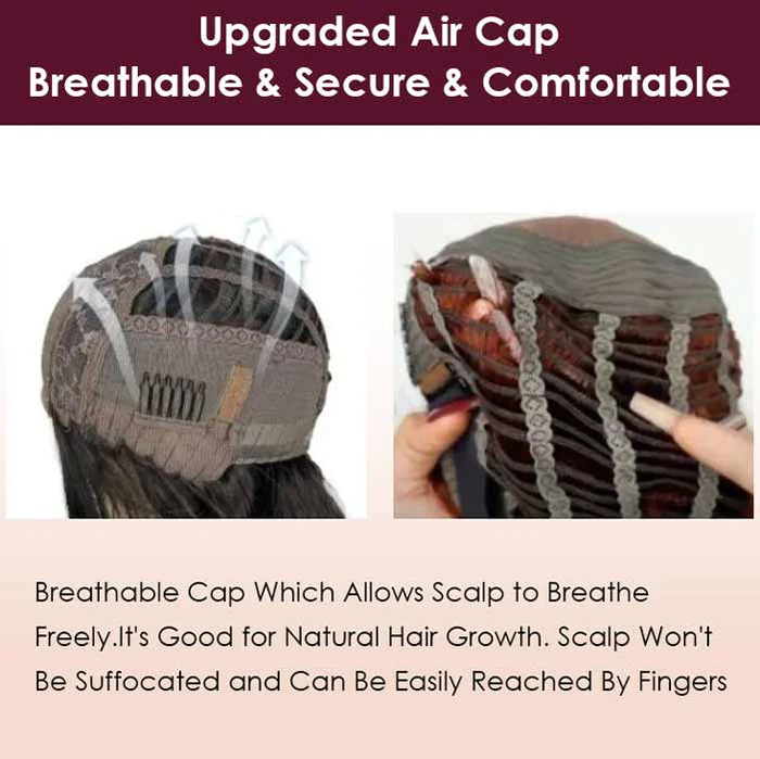 Mandisa Flash Sale Air Cap Pre-Cut Wear Go Breathable Glueless Wigs