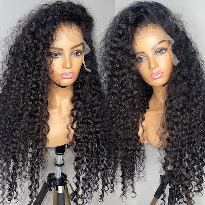 15A Double Drawn Salon Quality- Water Wave Lace Front Wigs For Women Pre-Plucked With Baby Hair