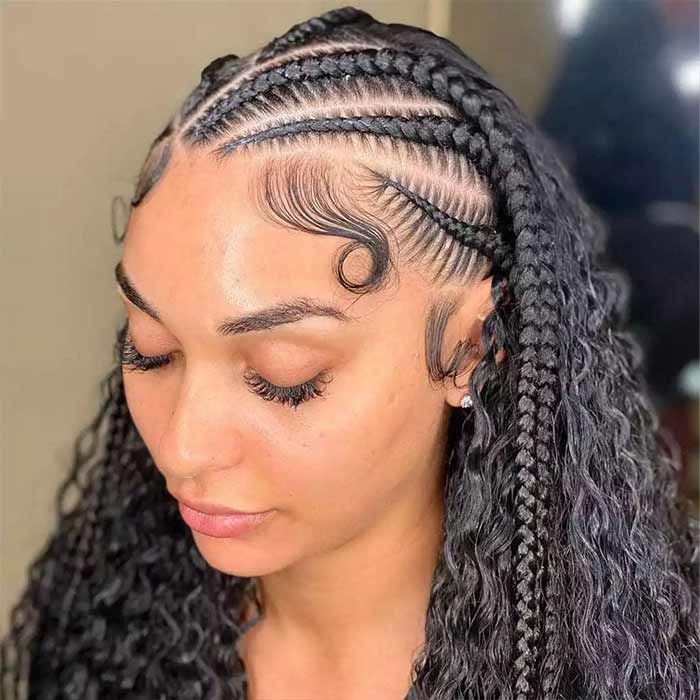 13x6 Deep Wave HD Transparent Full Lace Pre-Plucked Human Hair Wigs