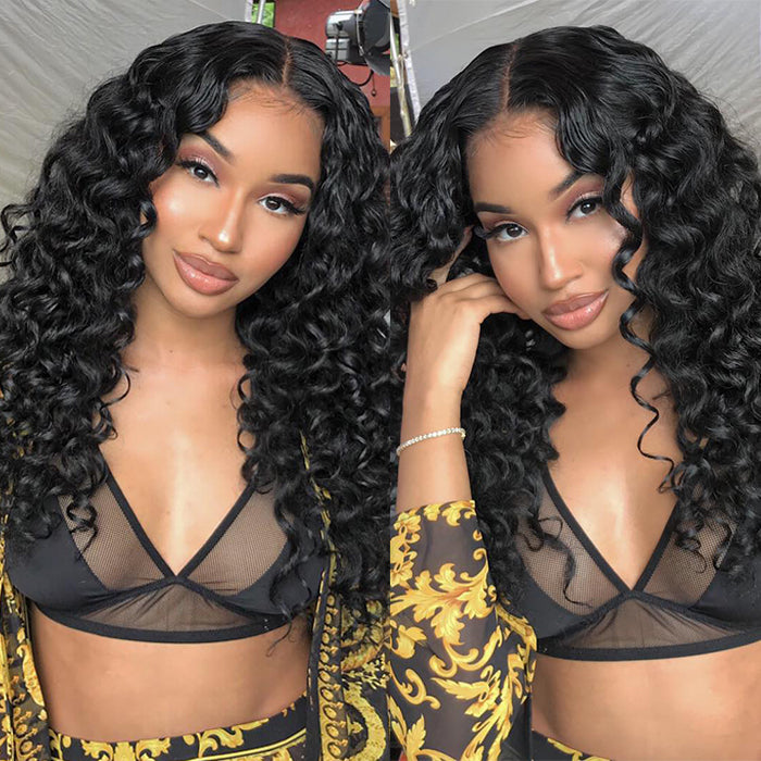 13x6 Lace Frontal Wig Loose Wave Lace Wig Transparent Lace Wigs