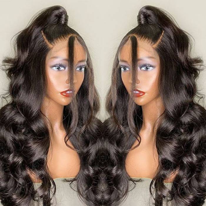 13x6 Transparent Lace Frontal Wig Body Wave Lace Wig