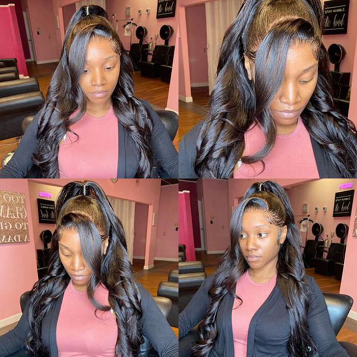 13x6 Transparent Lace Frontal Wig Body Wave Lace Wig