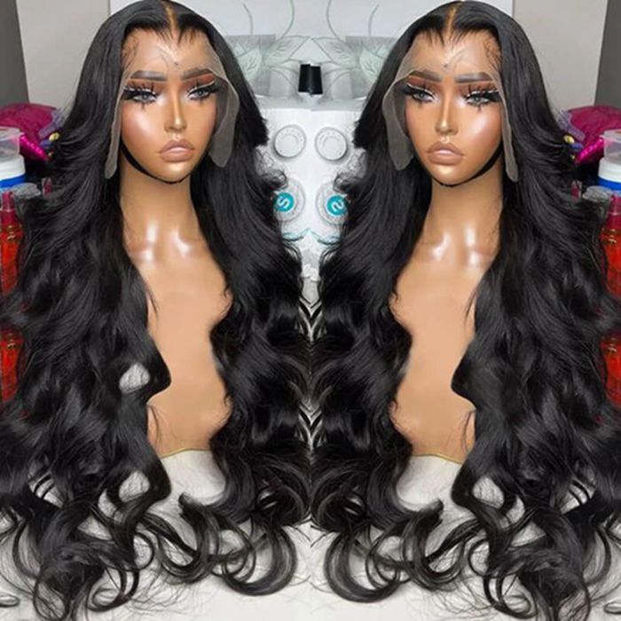 13x6 Transparent Lace Frontal Wig Body Wave Lace Wig
