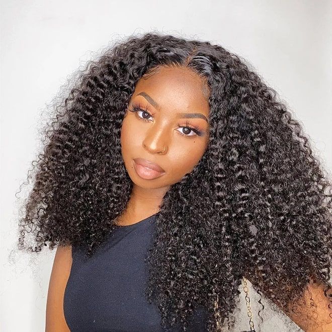 Jerry Curl 4x4 5x5 Lace Closure Wig Human Hair Wigs Pre Plucked