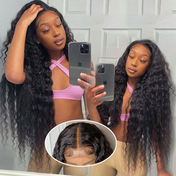 Jerry Curl 4x4 5x5 Lace Closure Wig Human Hair Wigs Pre Plucked