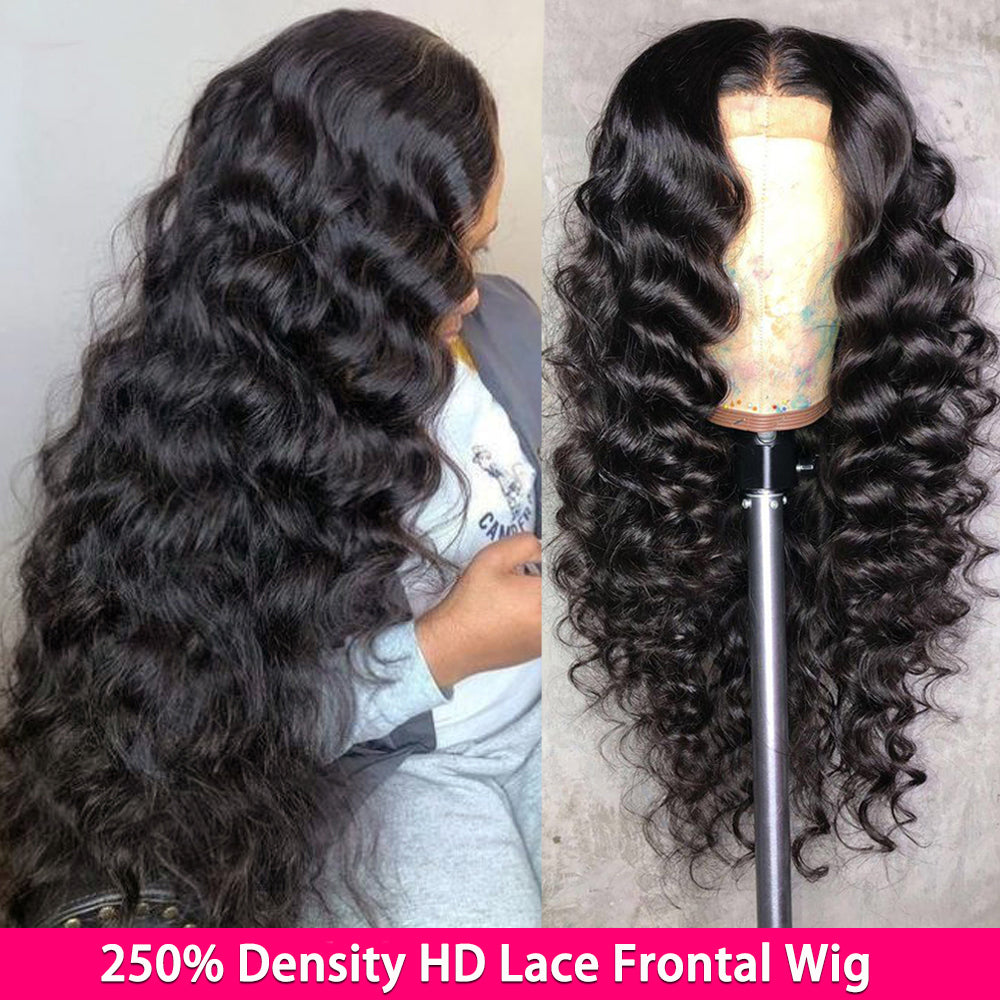 Loose Deep Wave 5x5 HD Lace Closure Pre Plucked Human Hair
