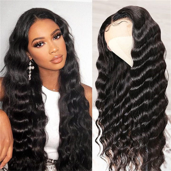 Loose Deep Wave 5x5 HD Lace Closure Pre Plucked Human Hair
