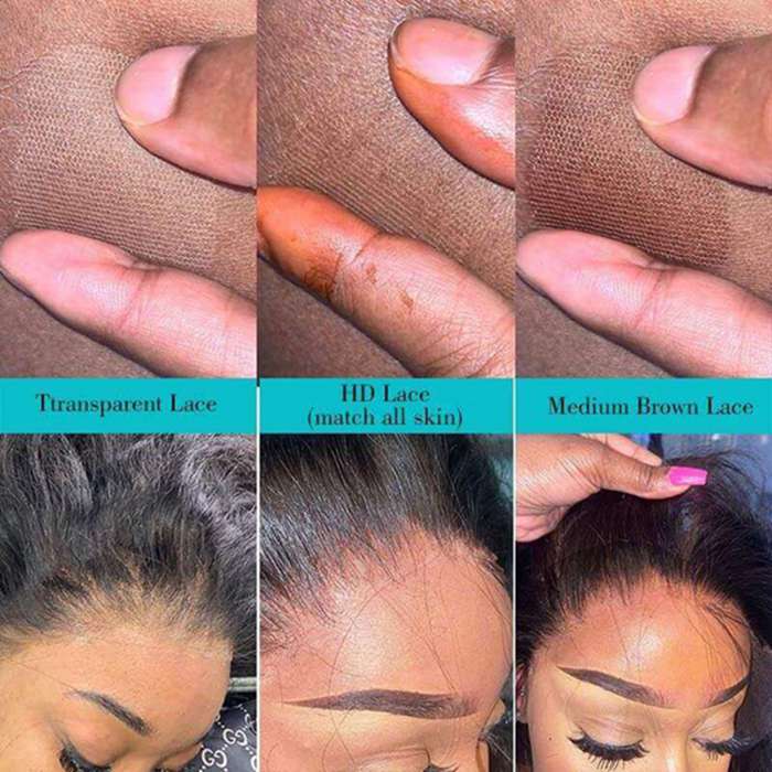 Loose Deep Wave Wig Preplucked Hairline HD Transparent Skin Melt Lace Front 13x4 Human Hair Wigs