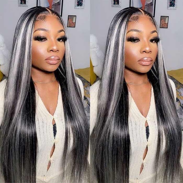 Platinum colored on sale wigs