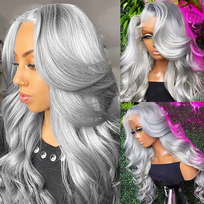 Lace front deals wigs silver