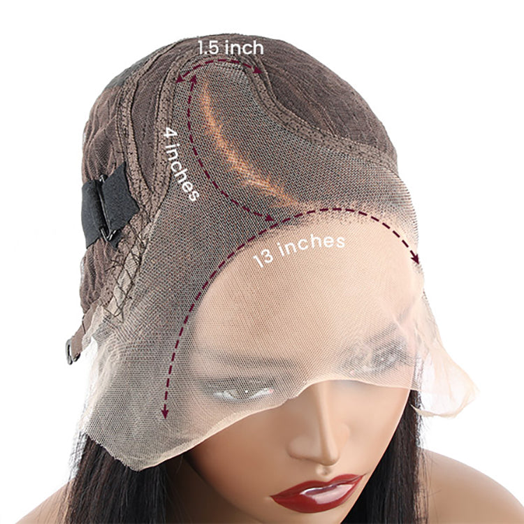 Wear And Go-Glueless Super Natural Side Part Lace Bob Wig