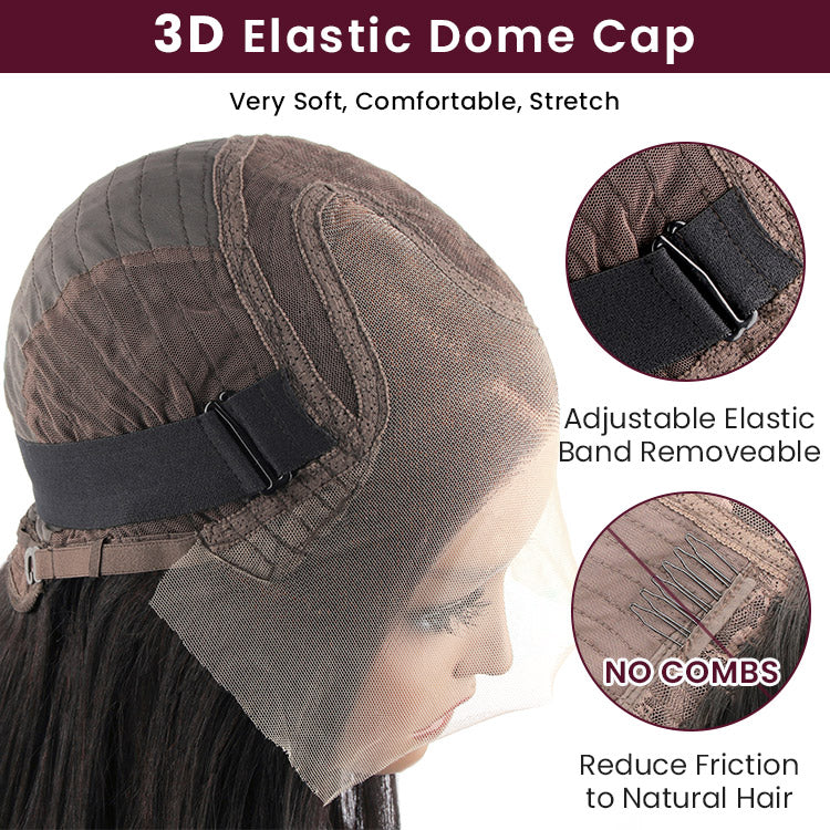 Wear And Go-Glueless Super Natural Side Part Lace Bob Wig