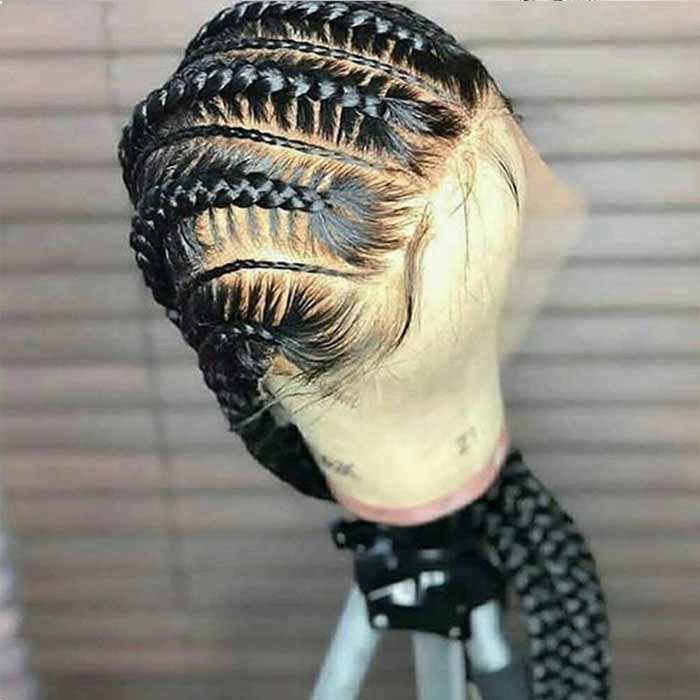 Full Lace Human Hair Wigs for Women Straight Lace Front Wig Pre Plucked