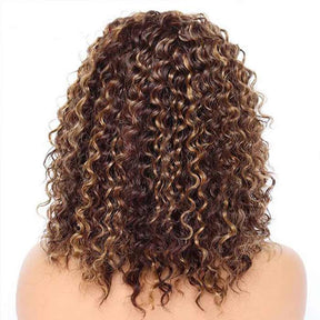 Mandisa Flash Sale P4/27 Highlight Curly Bob Wig With Bang