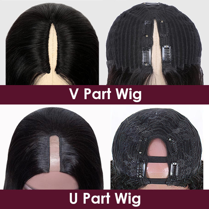 Body Wave V/U Part Affordable Hair Wig For Women