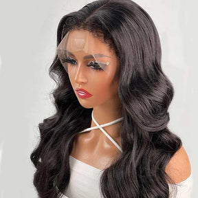 [Flash Deal] 4C Natural Edges Curly Hair Transparent HD Lace Front Wigs