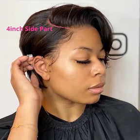 Flash Sale-Pixie Cut Short Bob Wig Straight Human Hair