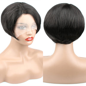 Flash Sale-Pixie Cut Short Bob Wig Straight Human Hair