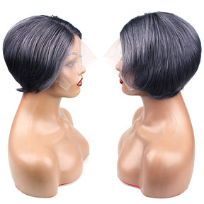 Mandisa Flash Sale Grey Color Pixie Short Bob Wig