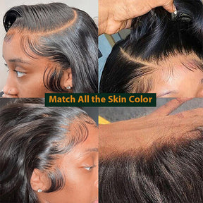 15A Double Drawn Salon Quality-13x4 Body Wave HD Lace Front Human Hair Wigs For Women