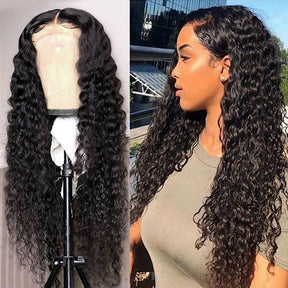15A Double Drawn Salon Quality-13x4 Lace Front Human Hair Deep Wave Pre-plucked Wigs