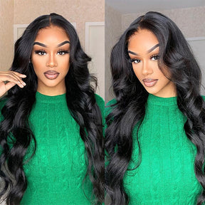 13x4 HD Lace Front Wigs Body Wave Human Hair Skin Melt Lace Wig