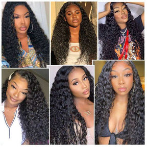 13x4 Lace Front Wigs Kinky Curly Human Hair HD Skin Melt Lace Wigs