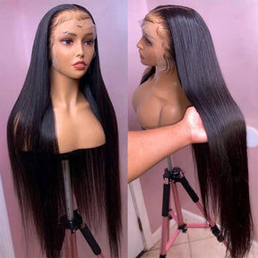 13x4 HD Lace Front Wigs Straight Human Hair Skin Melt Lace Wig