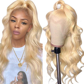 360 Glueless Body Wave Lace Wigs 613 Blonde Lace Front Wig For Women