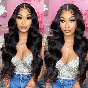 4x4 5x5 Body Wave Closure Wig Human Hair Wigs for Women