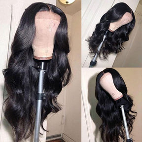 4x4 5x5 Body Wave Closure Wig Human Hair Wigs for Women