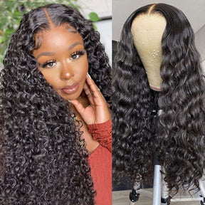 4x4 5x5 Water Wave Lace Wigs 100% High Quality Virgin Human Hair Wigs 250% Density