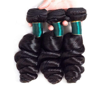 9A Loose Wave Human Hair Extensions 1/3/4 Bundle Deal