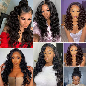 9A Loose Wave Human Hair Extensions 1/3/4 Bundle Deal