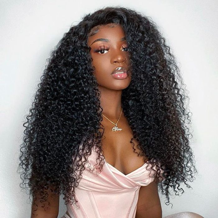 Brazilian Kinky Curly Wig Human Hair Wigs for Women 4x4 5x5 Lace Closure Wig Curly Human Hair Wig
