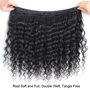 Bundle Sale Deep Wave Bundles 100% Unprocessed Virgin Human Hair