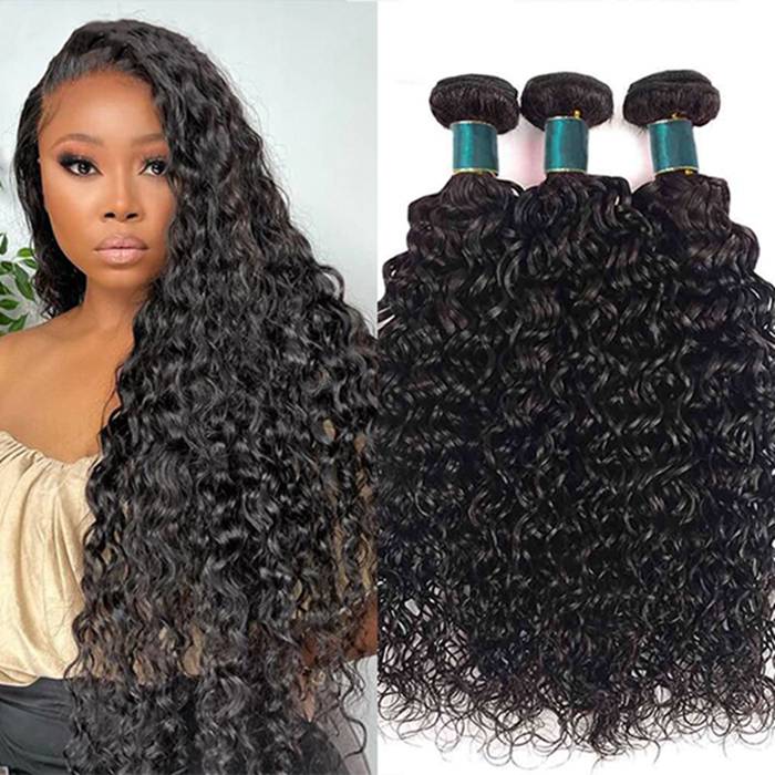 Bundle Sale Water Wave Bundles 100% Unprocessed Virgin Human Hair