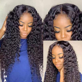 Deep Wave 13x4 HD Lace Front Wigs 100% Human Hair High Density Lace Wig