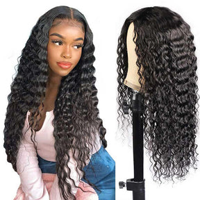 Deep Wave 13x4 HD Lace Front Wigs 100% Human Hair High Density Lace Wig