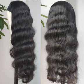 Headband Wigs Body Wave Human Hair Head Scarf Human Hair Wigs