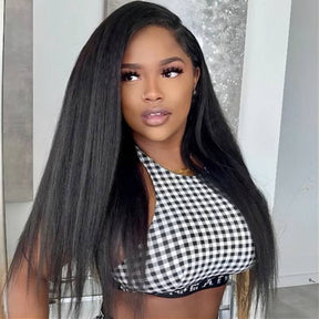 Human Hair Lace Wigs 4x4 5x5 Kinky Straight Brazilian Hair Lace Wig