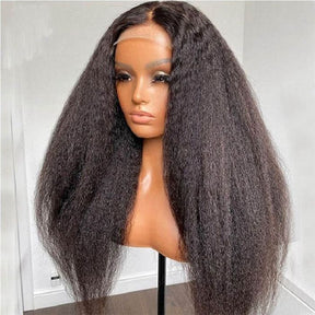 Human Hair Lace Wigs 4x4 5x5 Kinky Straight Brazilian Hair Lace Wig