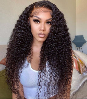 Jerry Curl 4x4 5x5 Lace Closure Wig Human Hair Wigs Pre Plucked