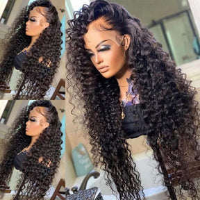 Jerry Curl 4x4 5x5 Lace Closure Wig Human Hair Wigs Pre Plucked