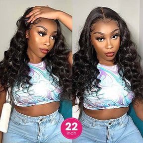 Loose Deep Wave Wig 4x4 5x5 Closure Wig Transparent Lace Wigs For Women