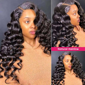 Loose Deep Wave Wig 4x4 5x5 Closure Wig Transparent Lace Wigs For Women