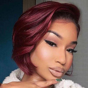 Flash Sale-Pixie Cut Wig Human Hair Short Bob For Black Women 1B-99J Pre plucked Wig