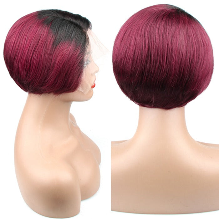 Flash Sale-Pixie Cut Wig Human Hair Short Bob For Black Women 1B-99J Pre plucked Wig