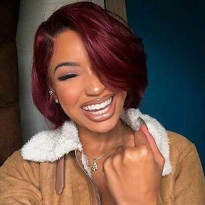 Flash Sale-Pixie Cut Wig Human Hair Short Bob For Black Women 1B-99J Pre plucked Wig