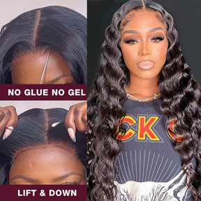 Mandisa Flash Sale Pre-Cut Wear Go Wigs Loose Deep & Body Wave & Straight Wigs